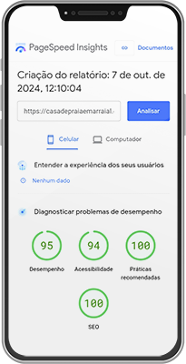 Desempenho do Site Sua Casa de Praia