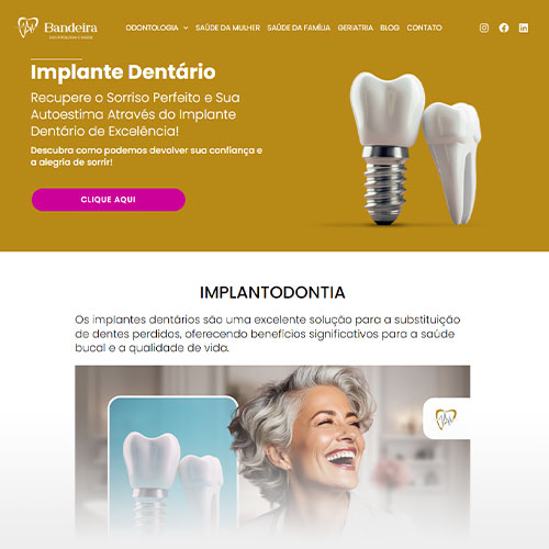 Portfólio - Bandeira Odonto e Saúde